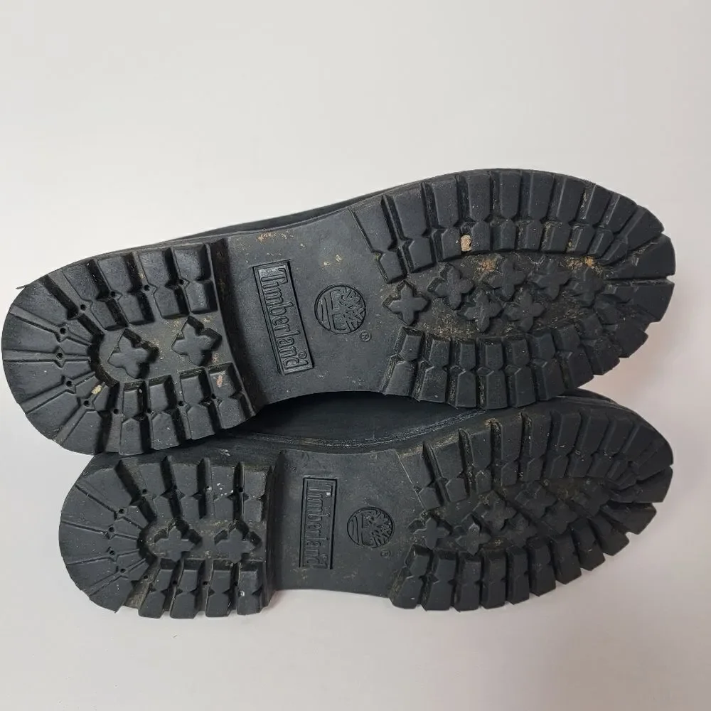 Timberland Black Nubuck Suede Boots 10661 Size 7